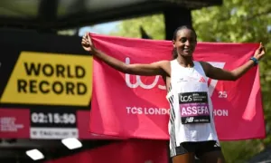 Assefa phá kỷ lục nữ tại London Marathon 2025