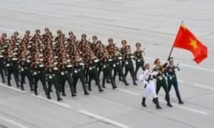 Đoàn Việt Nam hợp luyện duyệt binh tại thao trường Nga Đoàn Việt Nam hợp luyện duyệt binh tại thao trường Nga