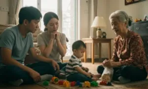 Mẹ chồng muốn đưa cháu về quê chăm cho đỡ buồn Mẹ chồng muốn đưa cháu về quê chăm cho đỡ buồn