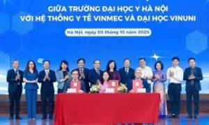 Trường Đại học Y Hà Nội, VinMec và VinUni ký hợp tác chiến lược Trường Đại học Y Hà Nội, VinMec và VinUni ký hợp tác chiến lược